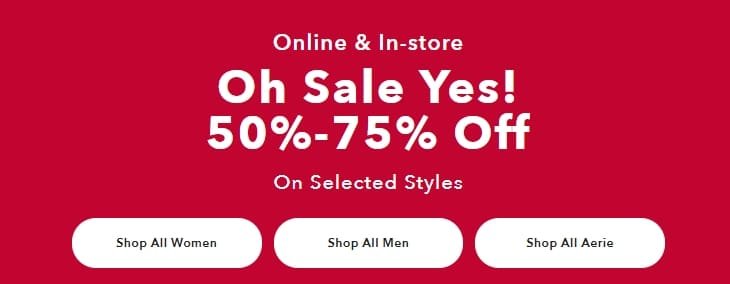 American Eagle Sale